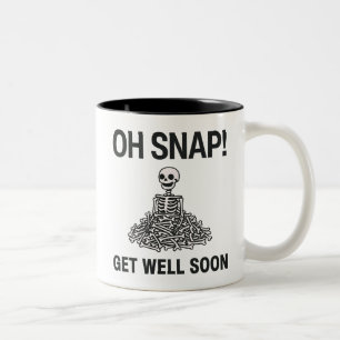 Oh Snap wird bald gut Zweifarbige Tasse