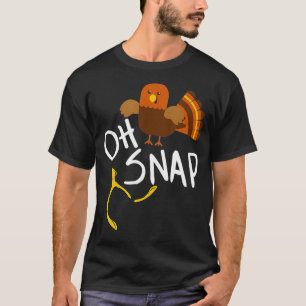 Oh Snap Wishbone Funny Erntedank Familienfest T-Shirt