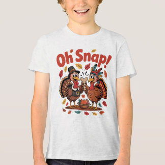 Oh Snap! Wishbone-Spiel Pilgerheimischer Truthahn Tri-Blend Shirt