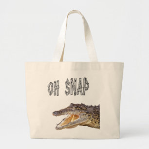OH SNAP - Wut Gator Jumbo Stoffbeutel