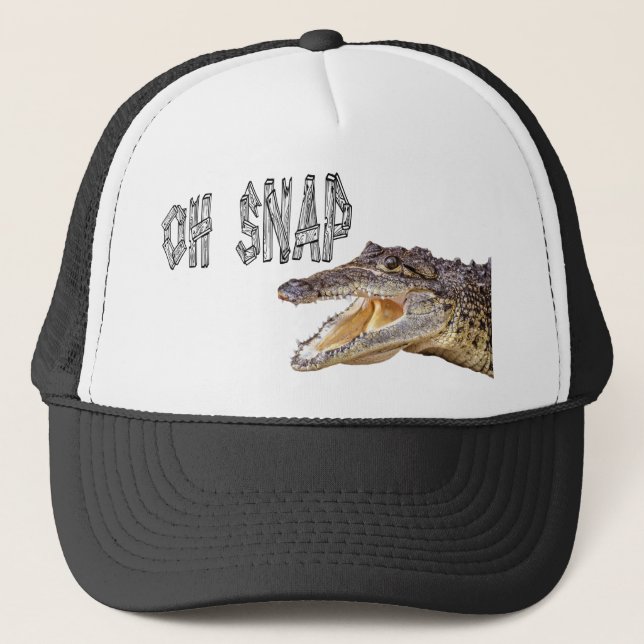 OH SNAP - Wut Gator Truckerkappe (Vorderseite)