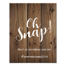 Oh SnapRustic Country Barn Hochzeit Oh Snap Hashta Fotodruck