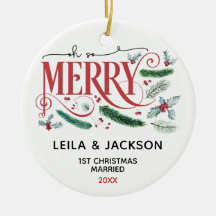 Oh so fröhliche Feiertags-Weihnachtspaare