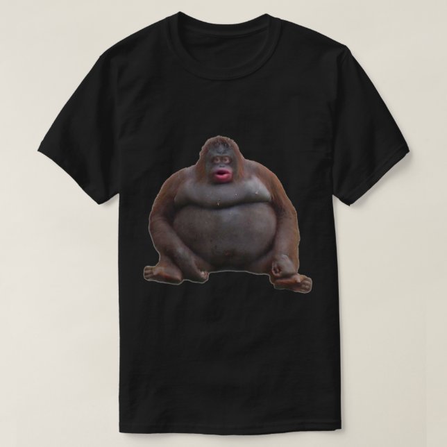 Oh Stinky Kack Dank Memes Le Monke Orangutan T-Shirt (Design vorne)