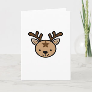 Oh süßer Hirsch Minimal Design Karte