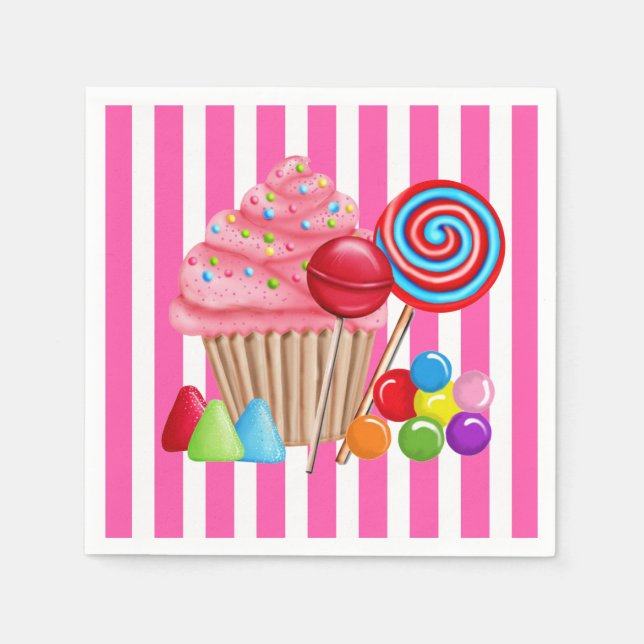 Oh Sweet Candyland Paper Napkins Serviette (Vorderseite)