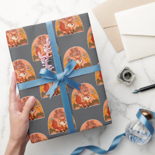 Oh um des Fuchses willen Süßer und Lustiger Fuchs Geschenkpapier