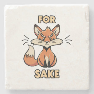Oh um Fuchs herum Steinuntersetzer