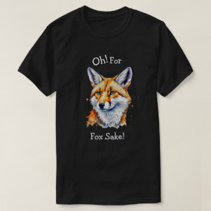 Oh, um Himmels willen! Lustige Wasserfarbe T-Shirt