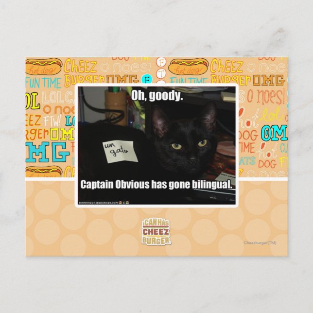 Oh, verdammt. postkarte (Vorderseite)