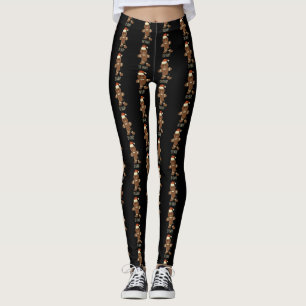 Oh Verschluss! Lebkuchen-Mann-lustiges Leggings