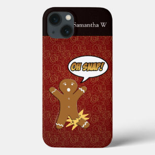 Oh Verschluss! Lustiger Lebkuchen-Mann Case-Mate iPhone Hülle