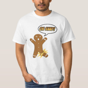 Oh Verschluss! Lustiger Lebkuchen-Mann T-Shirt