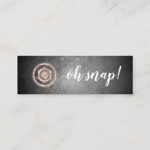 Oh Verschluss! Mini Visitenkarte