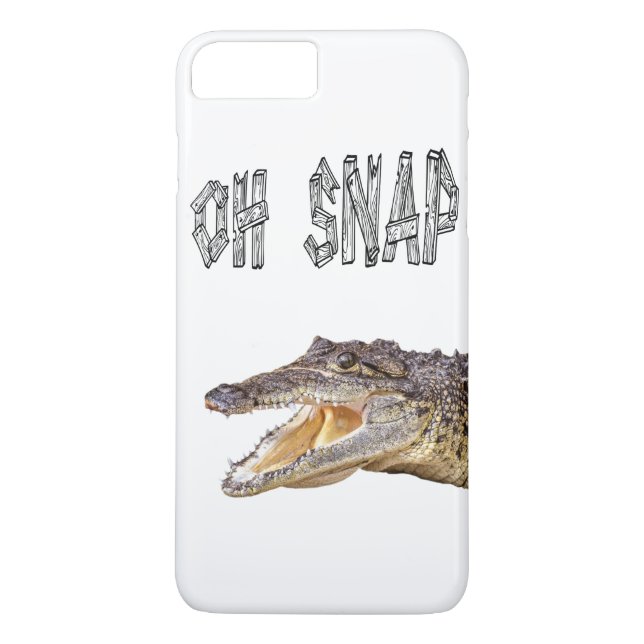 OH-VERSCHLUSS - verärgerter Alligator Case-Mate iPhone Hülle (Rückseite)