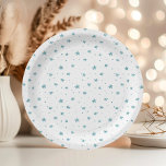 Oh, was die blauen Glitzer-Stars Schneeflocken zum Pappteller<br><div class="desc">Oh,  was lustige blauen Glitzer Sterne Schneeflocken Geburtstag Paper Teller Matching Artikel verfügbar.</div>