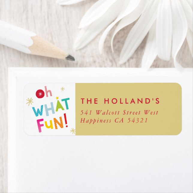 OH WAS FUN zitieren moderne, farbenfrohe niedliche (Insitu)