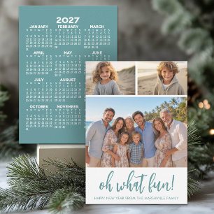 Oh Was Für Ein Spaß - 3 Foto - 2027 Kalender Feiertagskarte