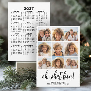 Oh Was Für Ein Spaß - 9 Foto - 2027 Kalender Feiertagskarte