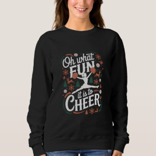 Oh, was für ein Spaß es ist, hässliches Cheerleadi Sweatshirt