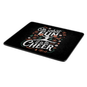 Oh was für ein Spaß es ist, hässliches Cheerleadin Schneidebrett