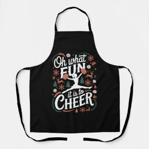 Oh was für ein Spaß es ist, hässliches Cheerleadin Schürze