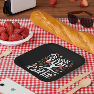 Oh, was für ein Spaß es ist, scheußlich fröhliche Pappteller