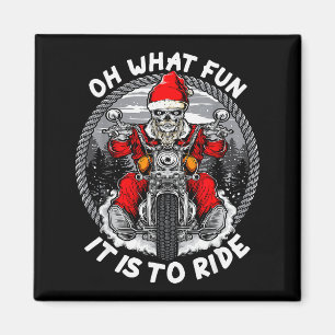 Oh was für ein Spaß es ist, Weihnachts-Santa-Motor Magnet