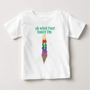 Oh was für ein Spaß heute habe ich meinen 1. Gebur Baby T-shirt