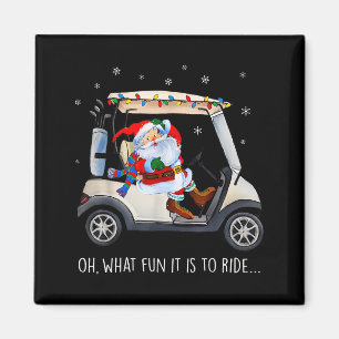 Oh was für ein Spaß ist es, Santa beim Fahren eine Magnet
