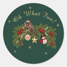 Oh Was Für Ein Spaß Pug Weihnachten Feiertagsaufkl