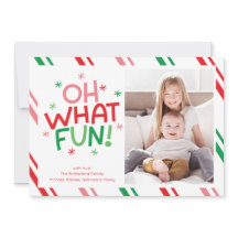 Oh Was Für Eine Farbenfrohe Foto-Weihnachtskarte