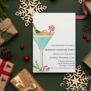 Oh was für eine lustige Weihnachts-Cocktailparty F Folieneinladung