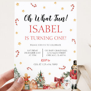 Oh Was Für Eine Lustige Weihnachts-Geburtstagsfeie Einladung