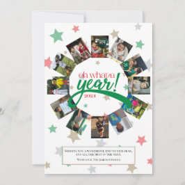 Oh, was für eine Weihnachtskarte, Neujahrsgrüße Feiertagskarte