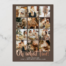 Oh, was Spaß 12 Foto Weihnachtszeit Jahreszeit Folien Feiertagskarte