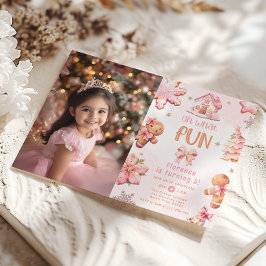 Oh, was Spaß Cookie Dekoration Foto Geburtstag Einladung