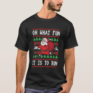 Oh, was Spaß es ist, Weihnachten laufen Geschenk S T-Shirt