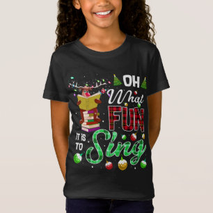 Oh, was Spaß es macht, Musik-Rentier singen C T-Shirt