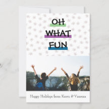 Oh, was Spaß Farbe Block Weihnachten Foto