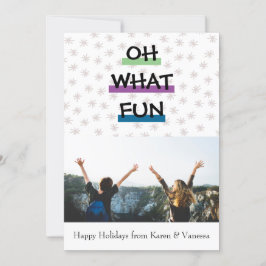 Oh, was Spaß Farbe Block Weihnachten Foto