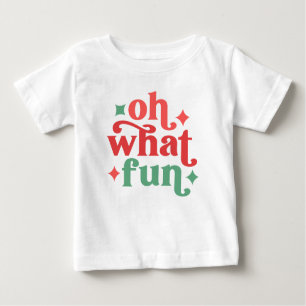 Oh, was Spaß - Feiertage-Typografie Baby T-shirt