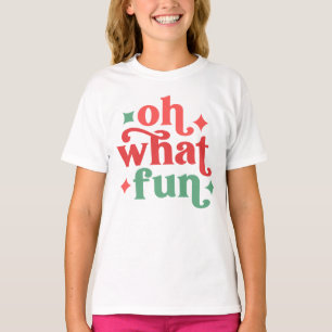 Oh, was Spaß - Feiertage-Typografie T-Shirt