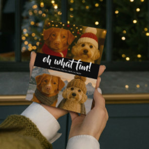 Oh, was Spaß Foto Weihnachten Personalisiert