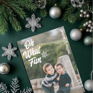 Oh, was Spaß Kinder Foto Weihnachten