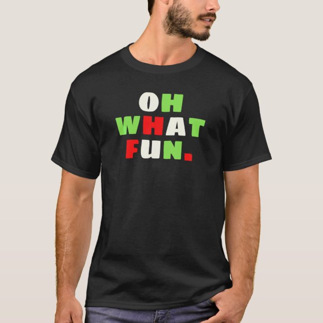 Oh, was Spaß lustige Weihnachten Matching Familie  T-Shirt (Vorderseite)