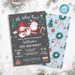 Oh, was Spaß Schnee Weihnachten Geburtstagsparty Einladung<br><div class="desc">Oh,  was Spaß Schnee Weihnachten Geburtstagsparty Einladung</div>