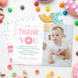 Oh, was Spaß Sweet Donuts Geburtstagsparty Foto Dankeskarte<br><div class="desc">Oh,  was Spaß Sweet Donuts Geburtstagsparty Foto Danke Karte</div>