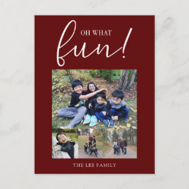 Oh, was Spaß Urlaub Foto Moderne Weihnachten Rot W