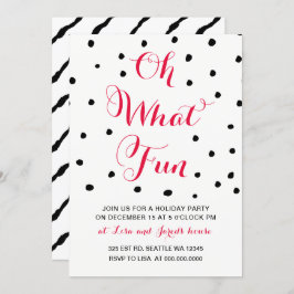 Oh, was Spaß Urlaub Party Einladungen